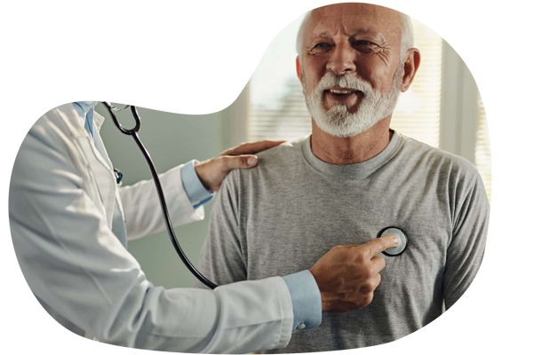 image of a man getting cared for by a doctor