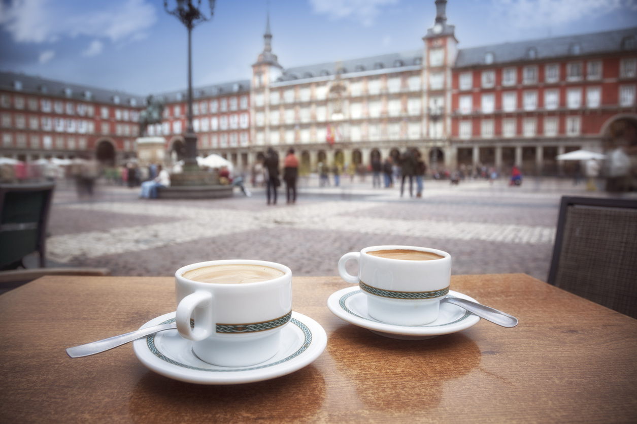 Cafe in Plaza Mayor