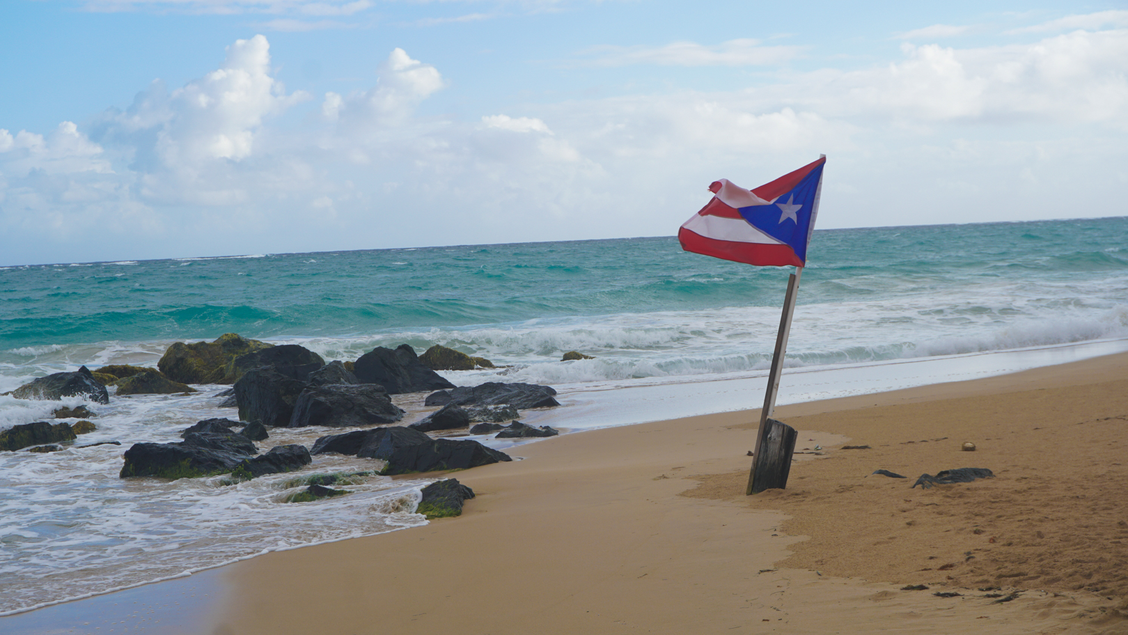 San Juan Puerto Rico Beach Flag